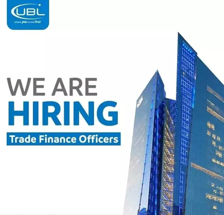 United Bank Limited UBL Trade finance Ofiicer Jobs 2023