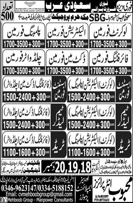 Assistant Foreman & Low Current Foreman Jobs 2023 
