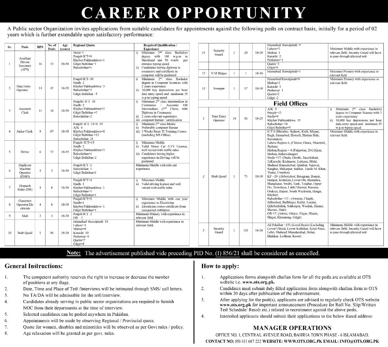 Public Sector Organization Islamabad Jobs 2024   165ab4c637bb15 